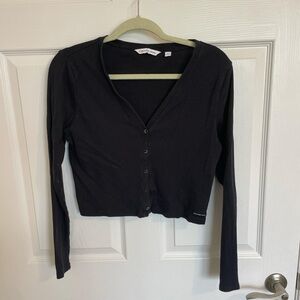 Calvin Klein Jeans Black Button-Up Shirt
